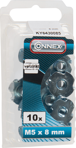 Écrou à percussion Connex avec crochets m5x8 10pcs vz - ky6430085