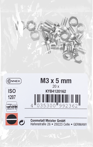 Vis à culasse Connex m3x5 vz 20pcs m - kyb4120162