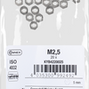 Écrou hexagonal Connex m2.5 20pcs vz 934 - kyb4220025
