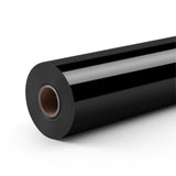 Loklik • vinyle de transfert thermique sans mat 33x150cm noir brillant - afbeelding 1