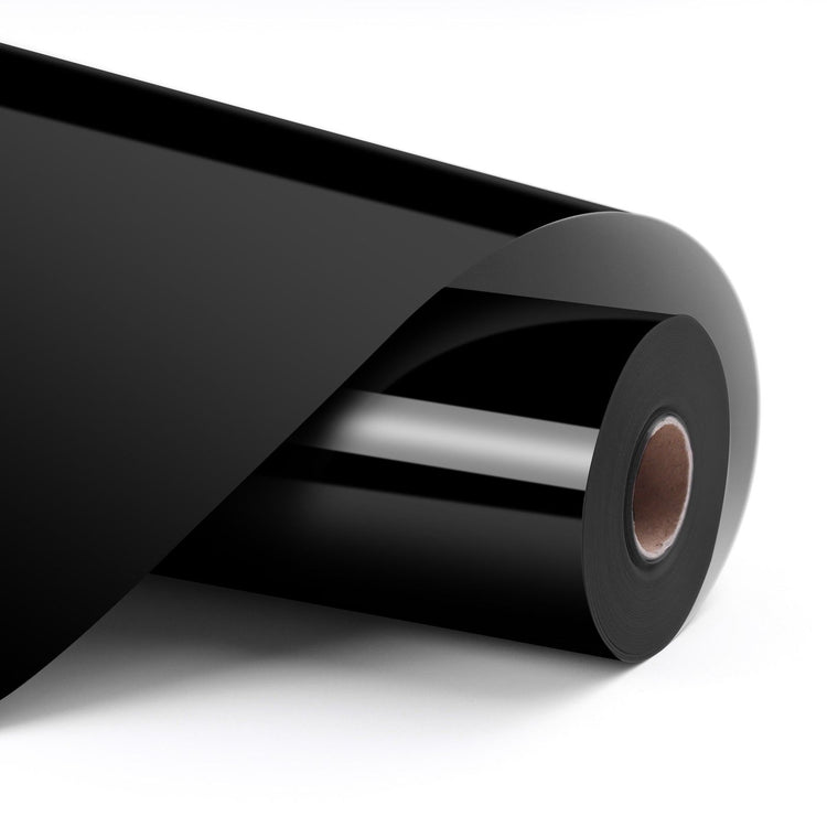 Loklik • vinyle de transfert thermique sans mat 33x150cm noir brillant
