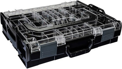 Mallette à outils L-boxx | 102 couvercle transparent | intérieur l378xp313xh61 mm | 1 pièce - 6100000362