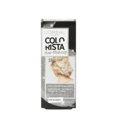 L'oréal maquillage capillaire colorista 1 jour argent or 30ml