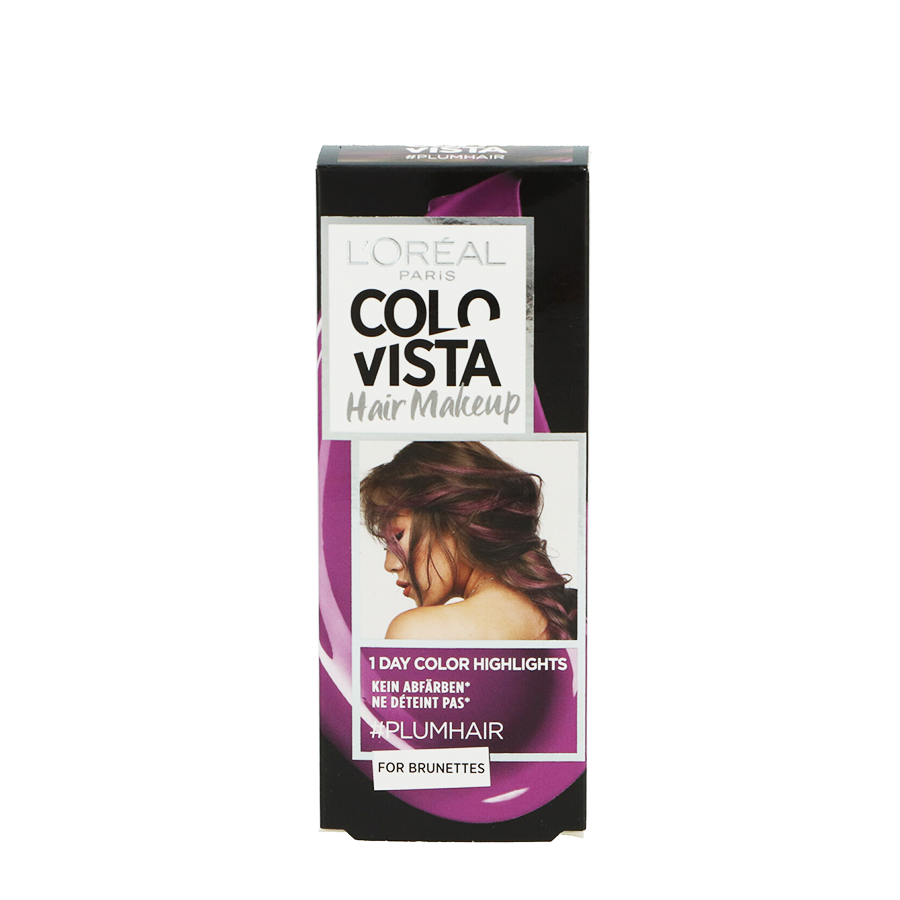 L'oréal maquillage capillaire colovista 1 jour prune 30ml
