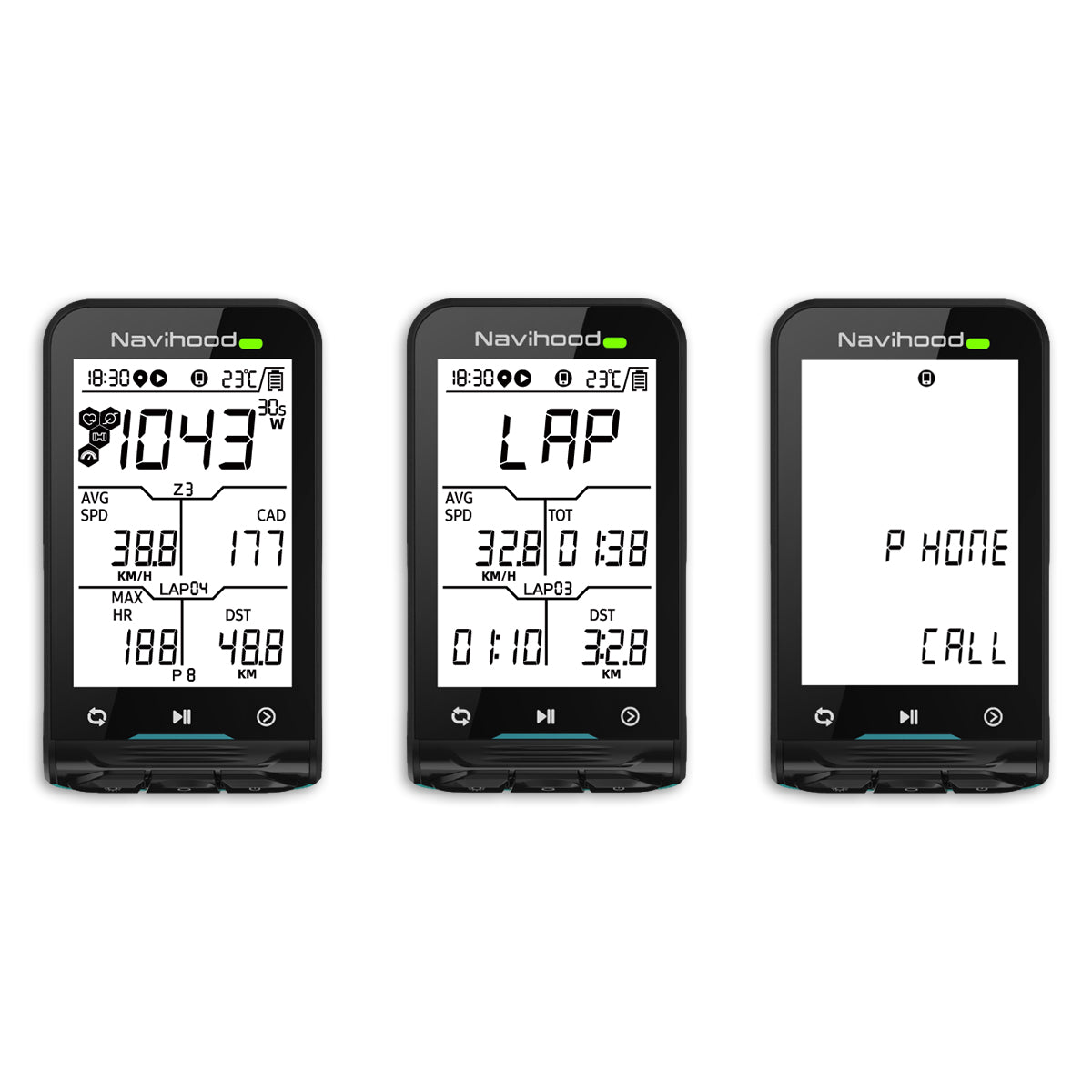 Compteur vélo GPS M2 ovale
