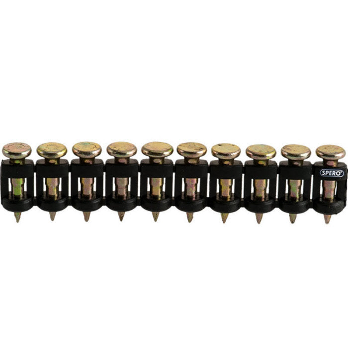 Clous en acier Spero 15mm | 500 pièces, béton, acier, pierre, etc. pour pistolets à clous à gaz – spc615mm