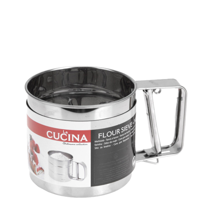 Tamis à farine La cucina en acier inoxydable