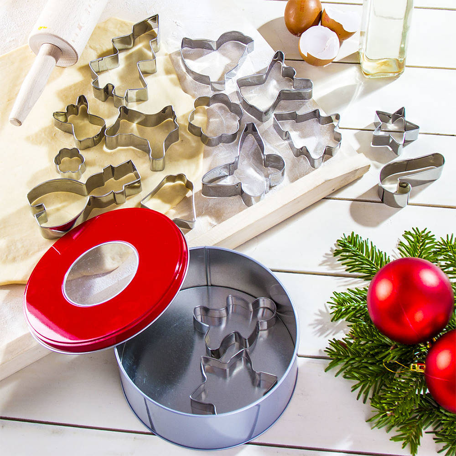 Forme - Set Shape Set Christmas Ineless Steel, 15e.