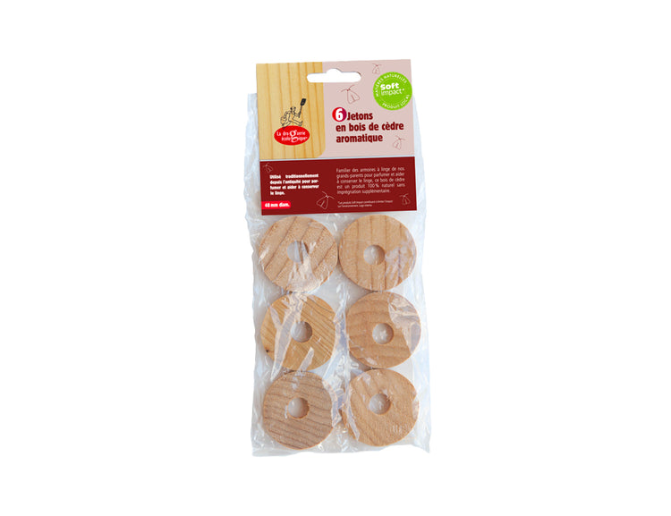 La Droguerie Ecologique Anti-Mot Rings Cedar Wood 6e