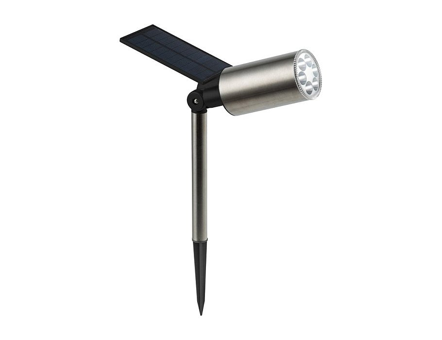 Lampe extérieure de puissance avec panneau solaire