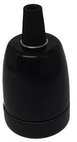 Douille e27 porcelaine noire - 6042951