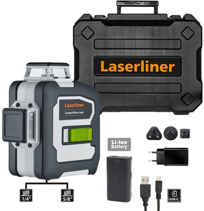 Laserliner avion compact laser 3g pro | laser vert tridimensionnel - 036.295a