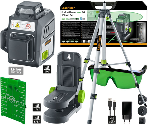 Ensemble laser 3g pour avion de poche Laserliner - 036.703a