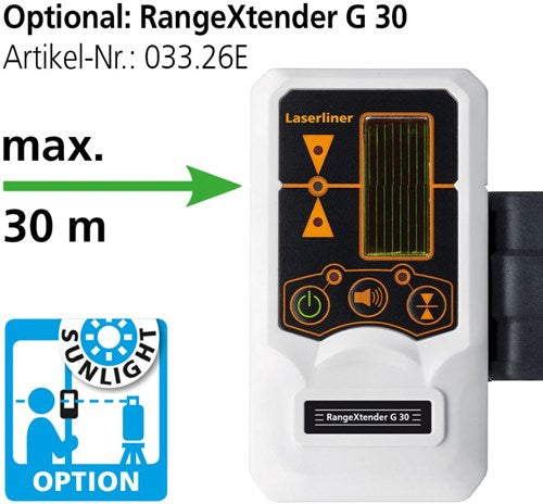 Laserliner smartcross laser gx plus ensemble laser à lignes croisées - 036.732e