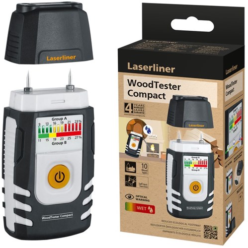 Appareil de mesure compact de l'humidité du bois Laserliner woodtester - 082.004e