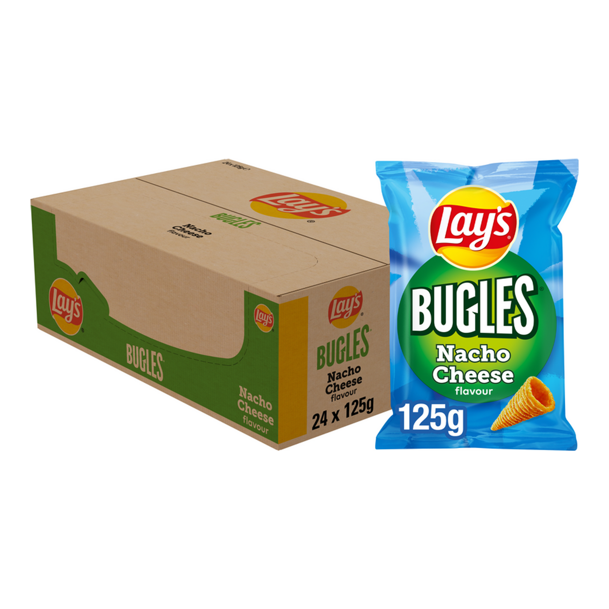 Fromage nacho Lay's clairons (24x 125gr)