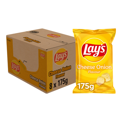 Lay's chips fromage oignon (8x 175gr)