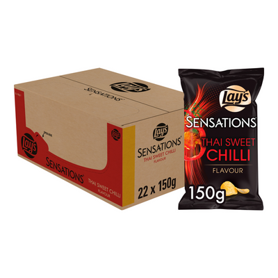 Lay's lays sensations piment doux thaï (22x 150gr)