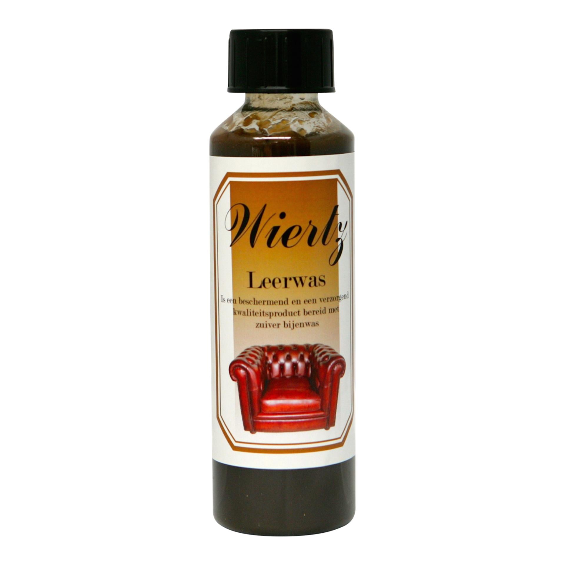 Cire pour cuir Wiertz marron 250ml