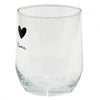 Verre à boire Clayre eef coeur ø8x9cm 300ml