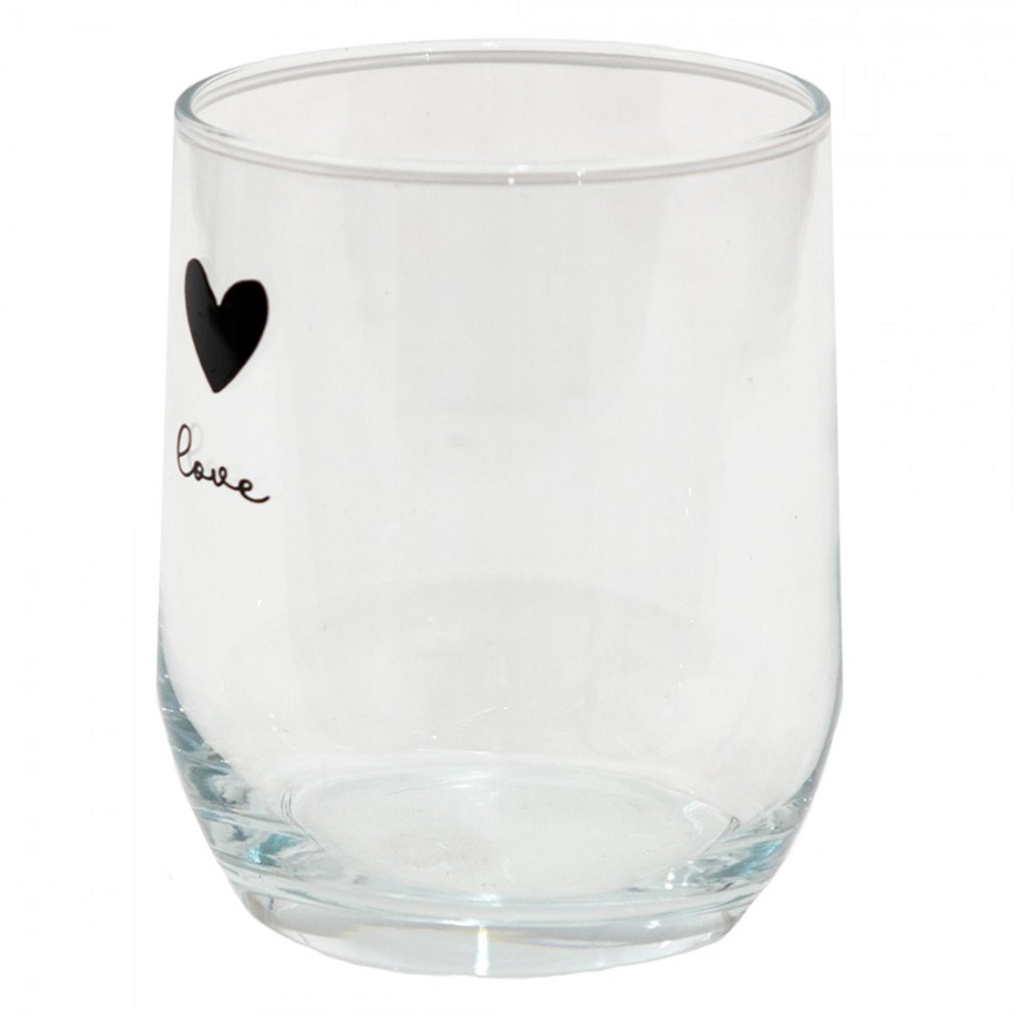 Verre à boire Clayre eef coeur ø8x9cm 300ml