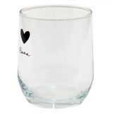 Verre à boire Clayre eef coeur ø8x9cm 300ml - afbeelding 2