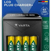 Chargeur de batterie LCD Varta LCD avec batterie 4x2100ma AA - 3512391
