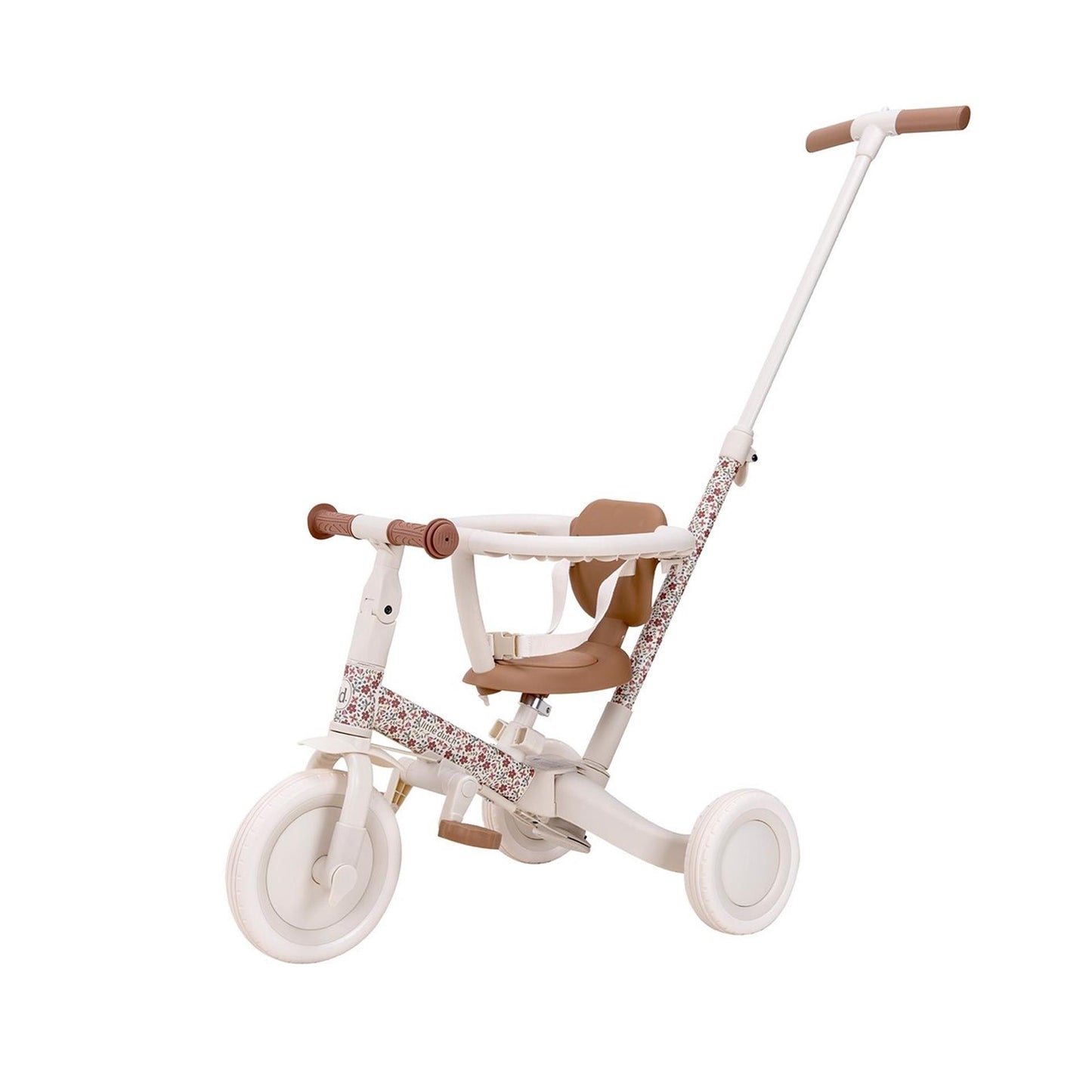 Little Dutch - Tricycle 4 en 1 avec barre de poussée - fleur ensoleillée
