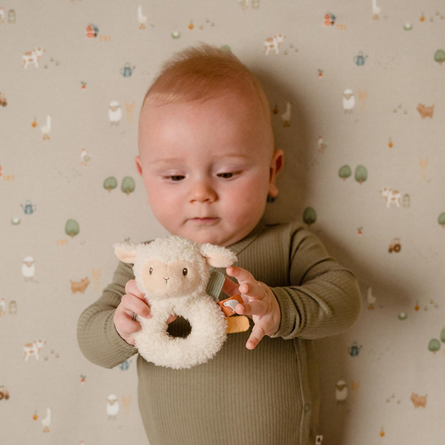 Tiamo Little Farm Soft Ring Mouton