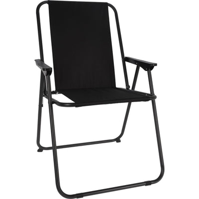 Chaise pliante Redcliffs 57x48x42 cm noire