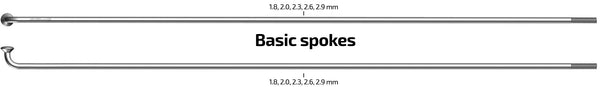 Sapim - Spaken 280-14 Leader ø2.00 mm FG 23 RVS (100 stuks)