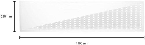 Panneau rétroéclairé LED blanc 120x30cm 36w 4500lm tri-blanc - 5016210