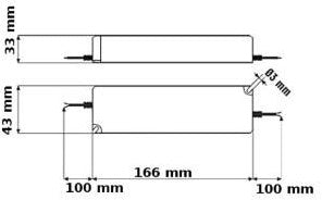 Driver LED 12v 30w ip67 plastique - 4379230