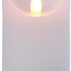 Bougie scintillante LED 7x9cm blanche - 5509400