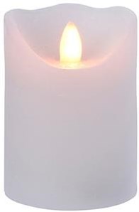Bougie scintillante LED 7x9cm blanche - 5509400