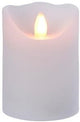 Bougie scintillante LED 7x9cm blanche - 5509400