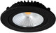 Spot encastrable LED 5w dimtowarm 85mm 36° rond orientable noir - led4601