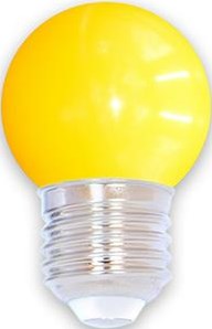 Lampe boule LED e27 jaune 1w - led0154