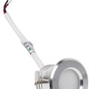 Mini spot encastrable LED 1,5w 2700k 37mm 60° rond fixe acier sablé - led4632