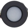 Mini spot encastrable LED 1,5w 2700k 37mm 60° rond fixe noir - led4631