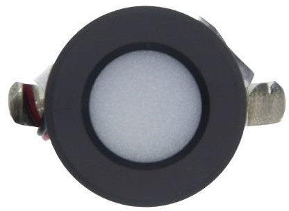 Mini spot encastrable LED 1,5w 2700k 37mm 60° rond fixe noir - led4631