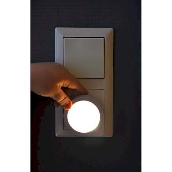 Brennenstuhl Lumière nocturne avec capteur crépusculaire blanc