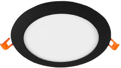 Downlight à panneau LED 12w 3000k incl. driver noir - led2630