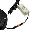 Downlight à panneau LED 12w 4000k incl. driver noir - led2632