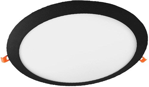 Downlight à panneau LED 24w 3000k incl. driver noir - led2650