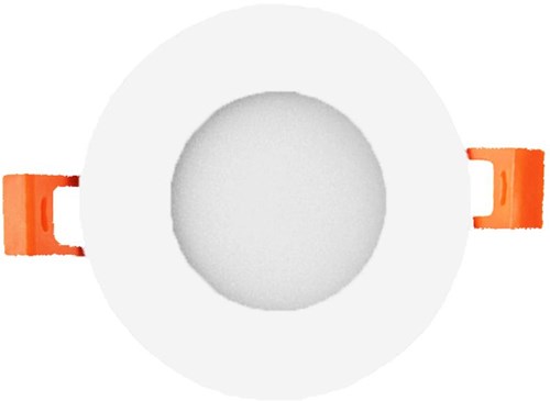 Downlight à panneau LED 3w 3000k incl. driver blanc - led2601