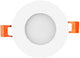Downlight à panneau LED 3w 3000k incl. driver blanc - led2601
