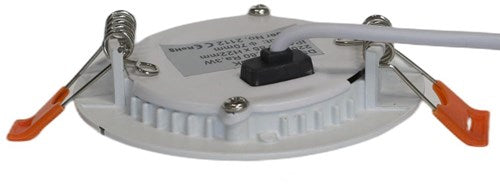Downlight à panneau LED 3w 4000k incl. driver blanc - led2603