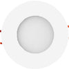 Downlight à panneau LED 3w 4000k incl. driver blanc - led2603