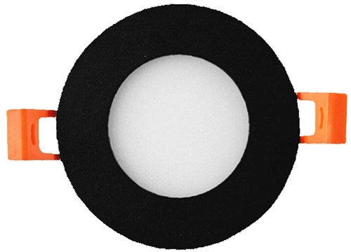 Downlight à panneau LED 3w 4000k incl. driver noir - led2602
